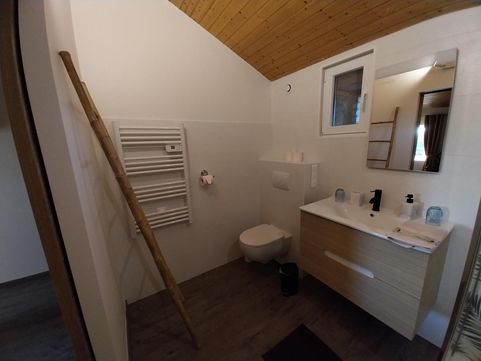 Bed and Breakfast Au Granit Bleu Faye-l'Abbesse Exterior foto